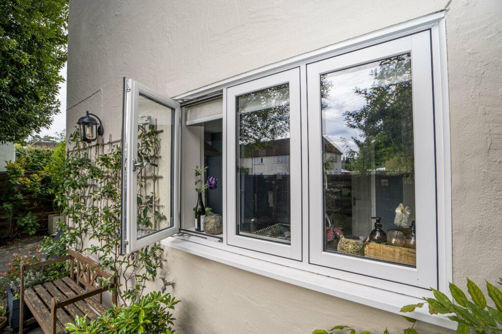 uPVC casement window in living room